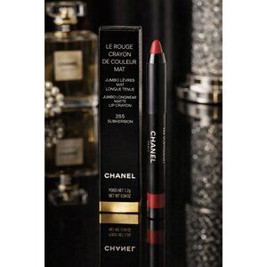 Chanel Le Rouge Crayon De Couleur 265 Suberversion Matte Lip Crayon NIB Jumbo